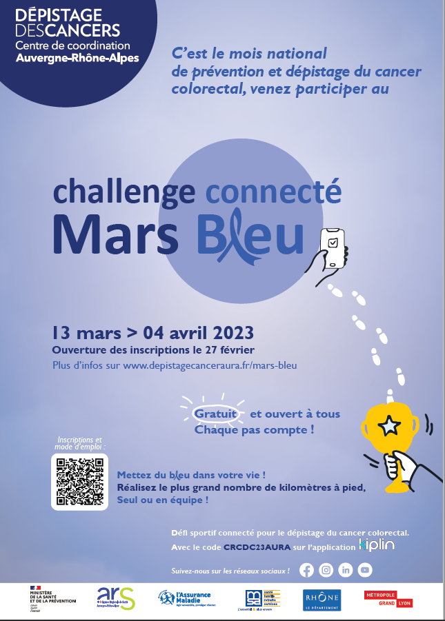 Challenge Mars bleu