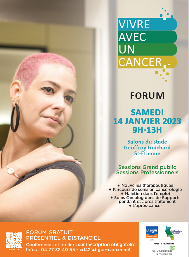 Vivre avec un cancer FORUM 14 JANVIER 2023