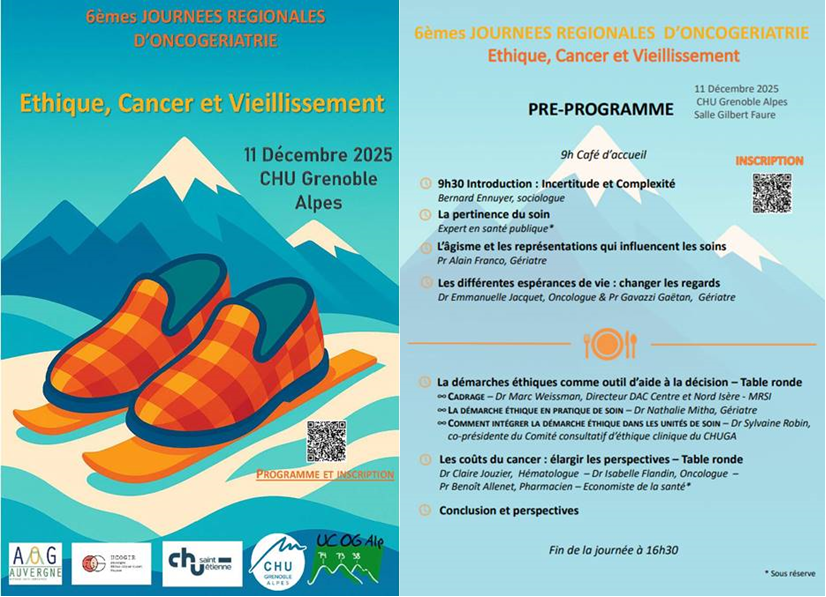 6èmes Journées d'Oncogériatrie